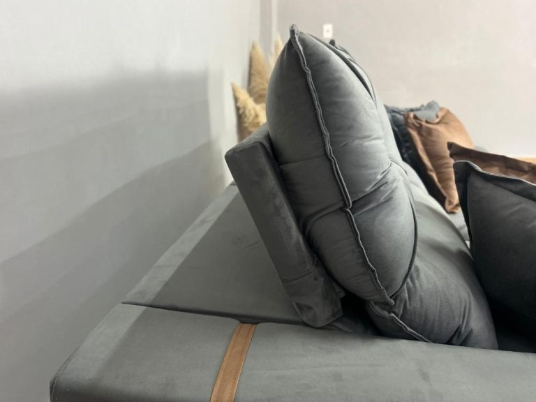 Sofá Retrátil e Reclinável Gran Bello 2.50m – Cinza Veludo - Imagem 5