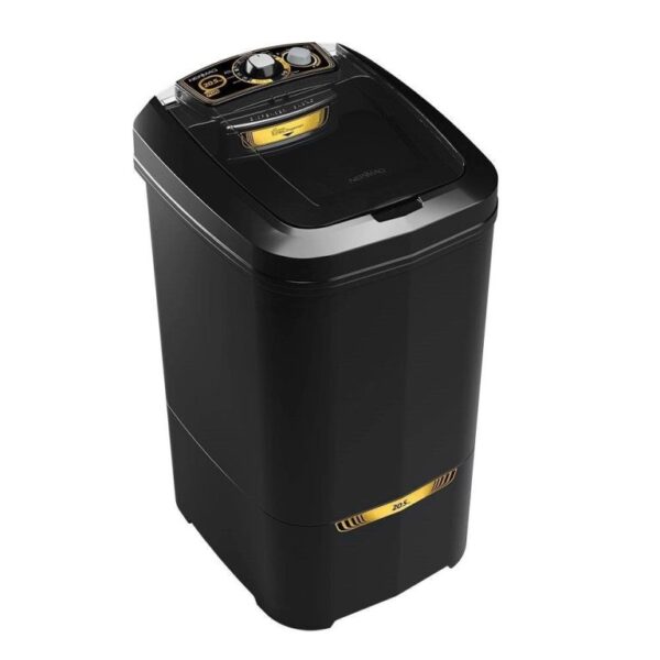 Lavadora Semi-automática 20,5kg Newmaq 127V 60hz – Preto