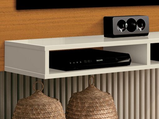 Painel Fox 43″ – Cedro/Off white - Imagem 2