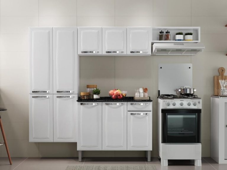 Cozinha Completa Rose 4 peças Aço – Branco - Imagem 6