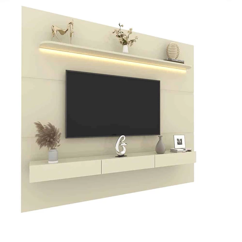 Home Royal Larg. 2.19m C/Led Off e Nicho 100% MDF para TV até 85" - Gelius - Imagem 5