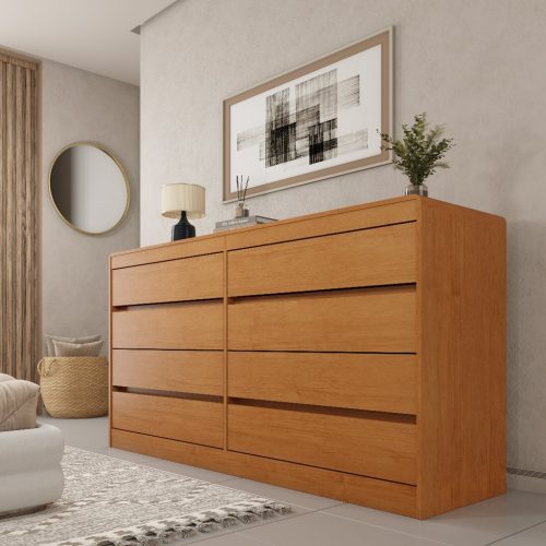 Cômoda Espanha 8 Gavetas 1.58m – Cinamomo